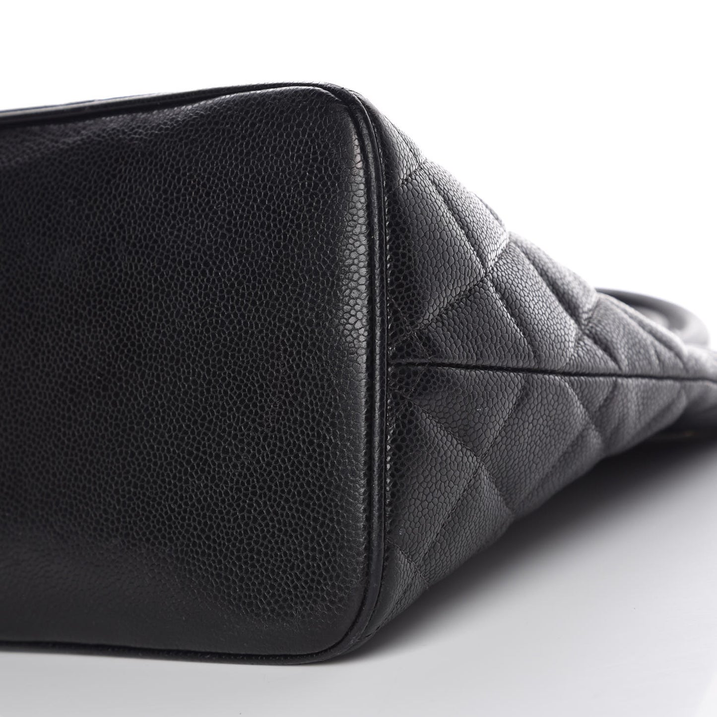 Caviar Quilted Medallion Tote Black