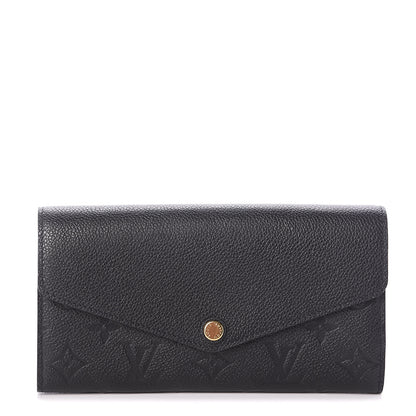 Louis Vuitton Empreinte Sarah Wallet NM Black 1 of 5