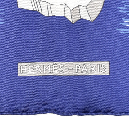 Hermes Silk Bouteilles A La Mer Scarf 90 2 of 5