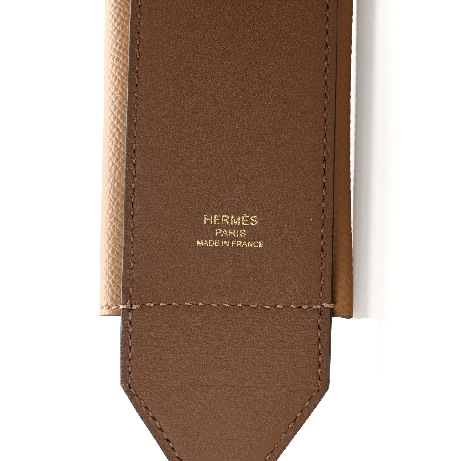 Hermes Swift Epsom Pocket Kelly Shoulder Strap Alezan Biscuit 3 of 4