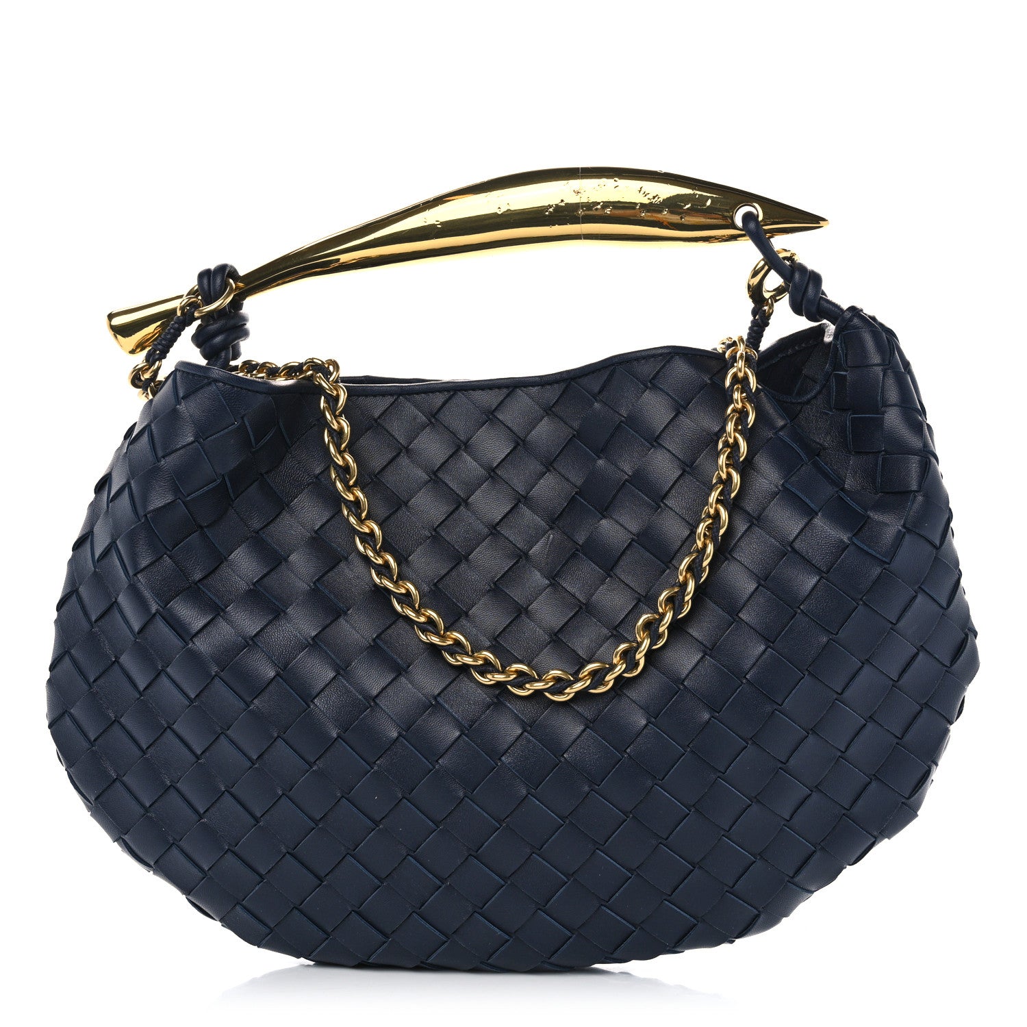 Bottega Veneta Nappa Intrecciato Sardine With Chain Bag Space 1 of 10