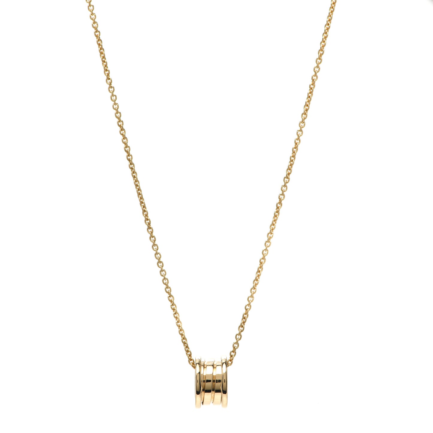 18K Yellow Gold B.Zero1 Pendant Necklace