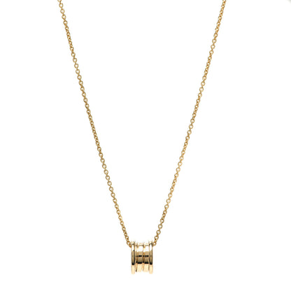 Bulgari 18K Yellow Gold B.Zero1 Pendant Necklace 1 of 4