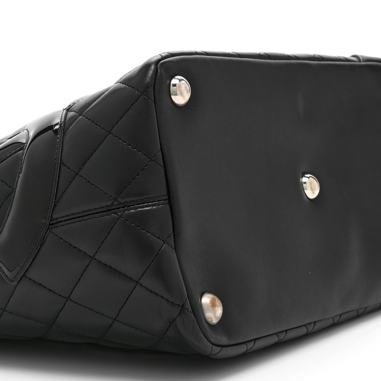 Chanel Calfskin Quilted Large Cambon Tote Black 9 of 10