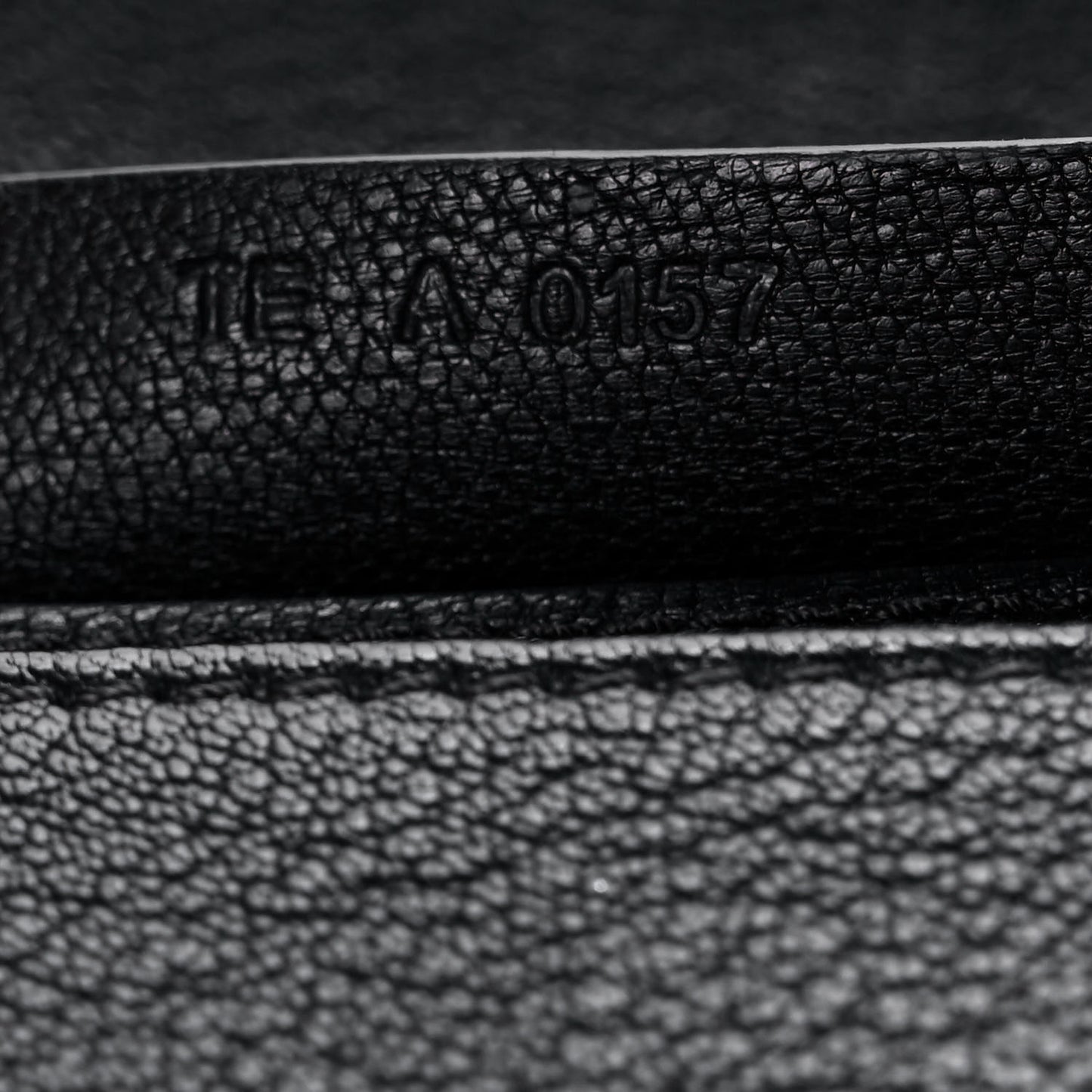 Sugar Goatskin Medium Antigona Envelope Clutch Black