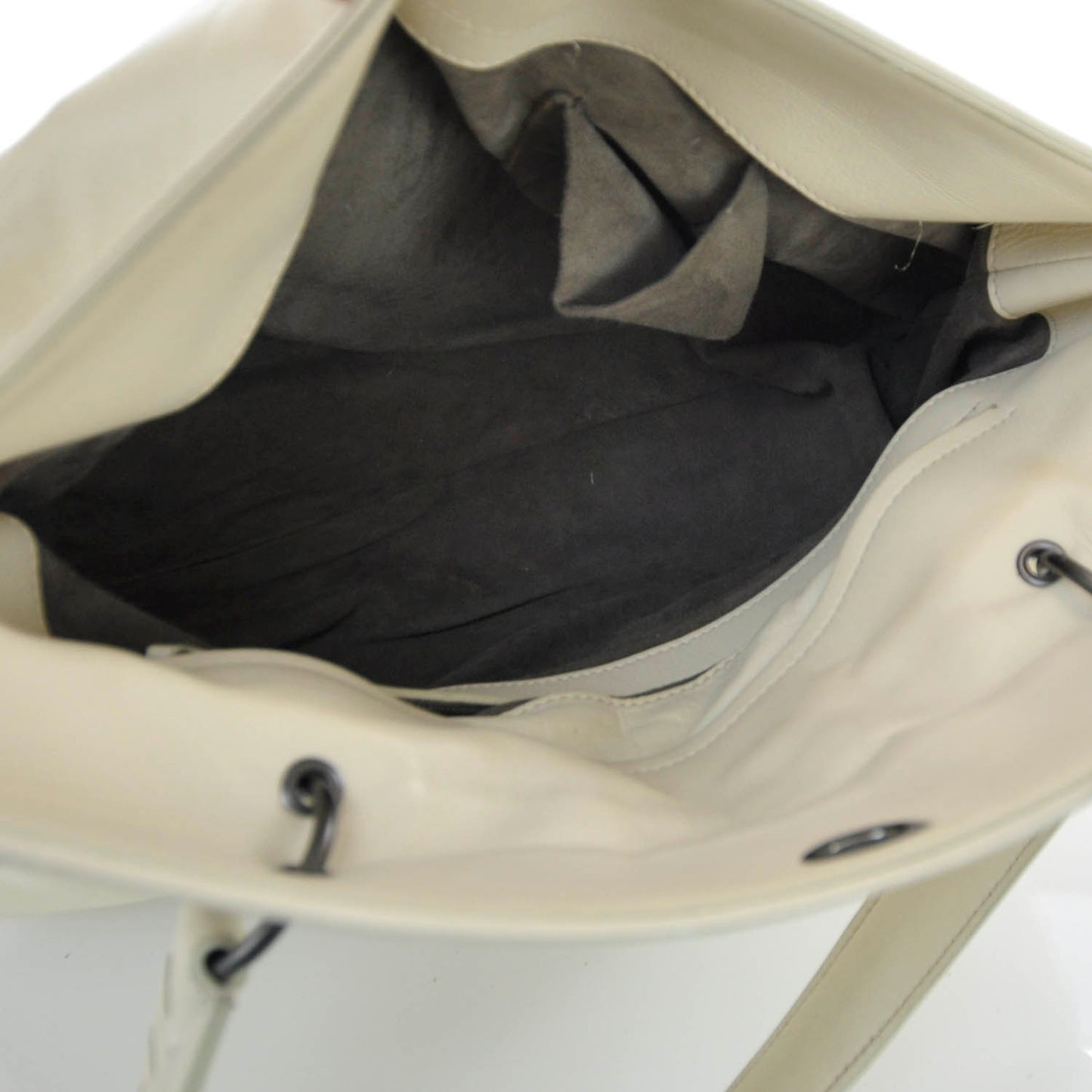 Leather Plume Intrecciato Tote