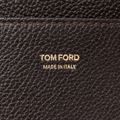 Tom Ford Pebbled Calfskin Medium Jennifer Dark Brown 7 of 15