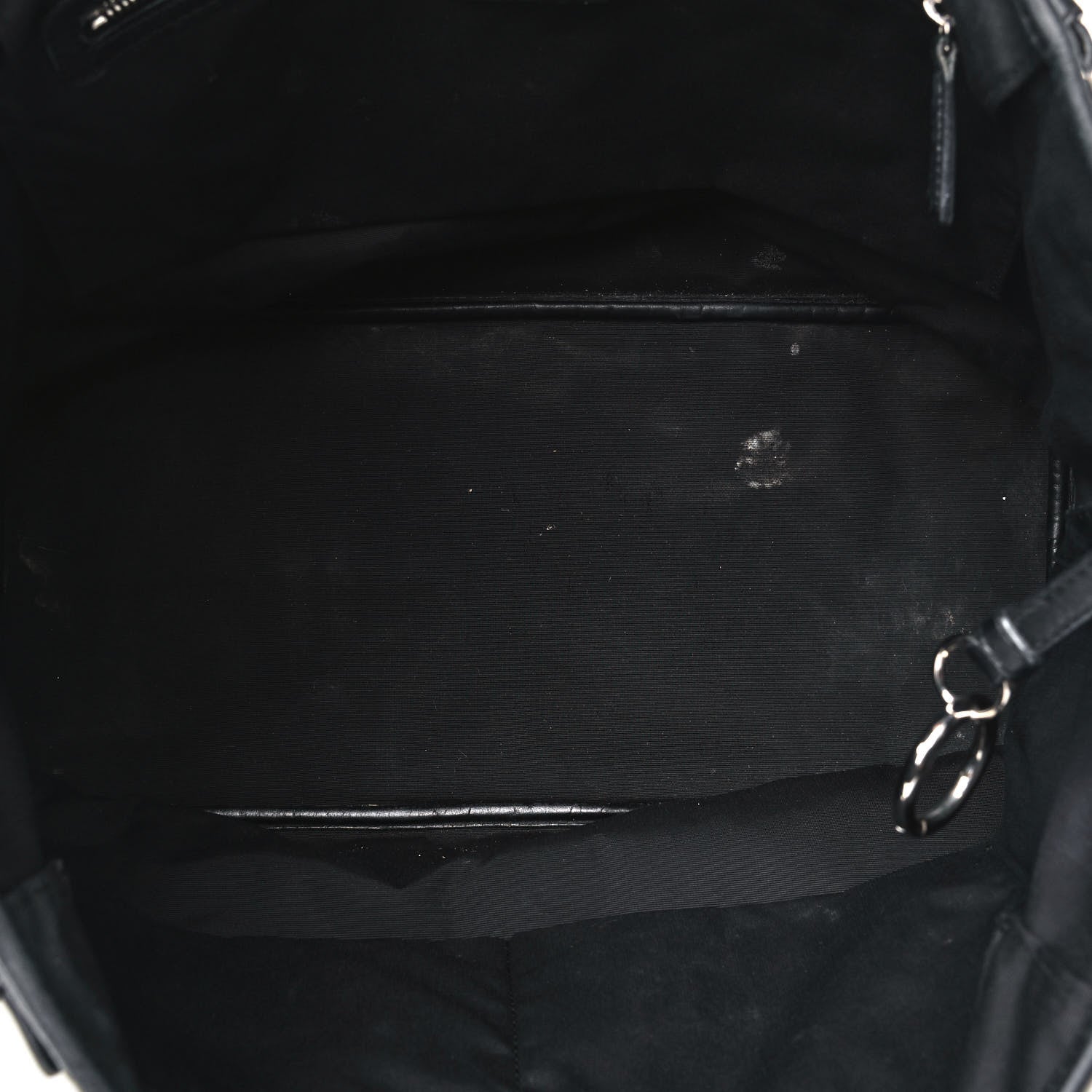 Christian Dior Coated Canvas Cannage Medium Panarea Tote Black 4 of 15