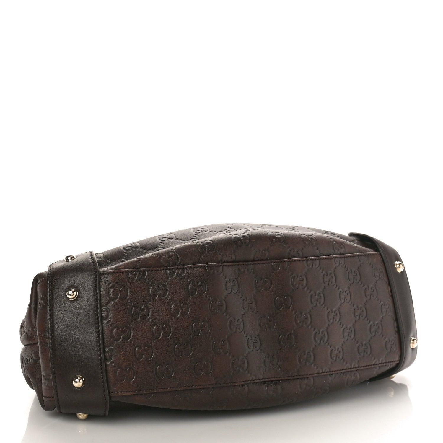 Gucci Guccissima Small Pelham Shoulder Bag Chocolate 4 of 10