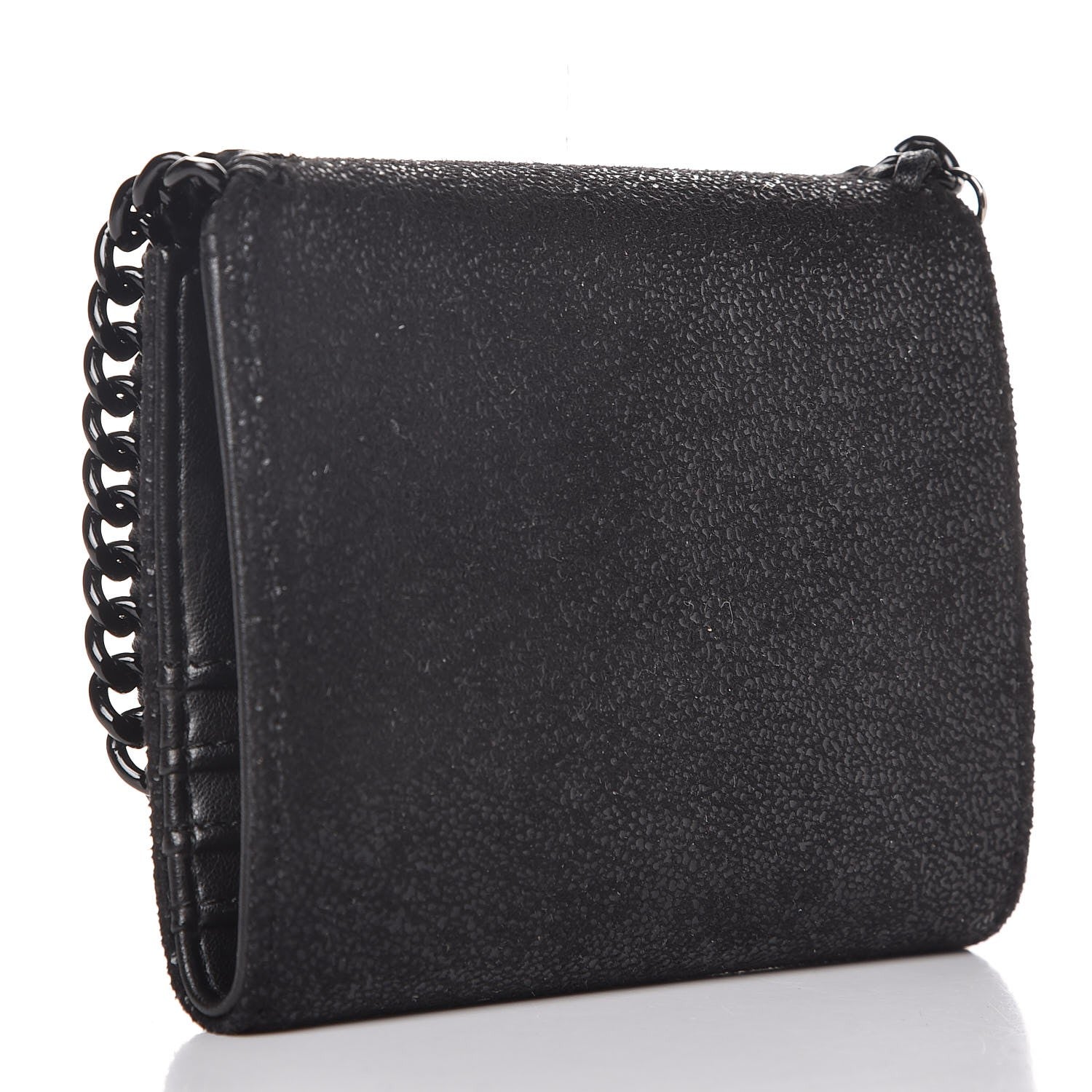 Stella McCartney Shaggy Deer Small Falabella Wallet Black 3 of 6