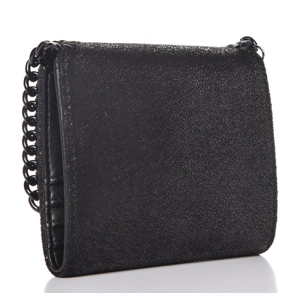 Stella McCartney Shaggy Deer Small Falabella Wallet Black 3 of 6