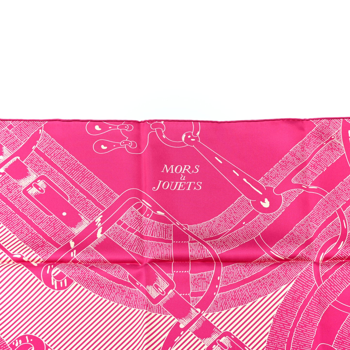 Silk Mors A Jouets Chemise Scarf 90 Petunia Creme