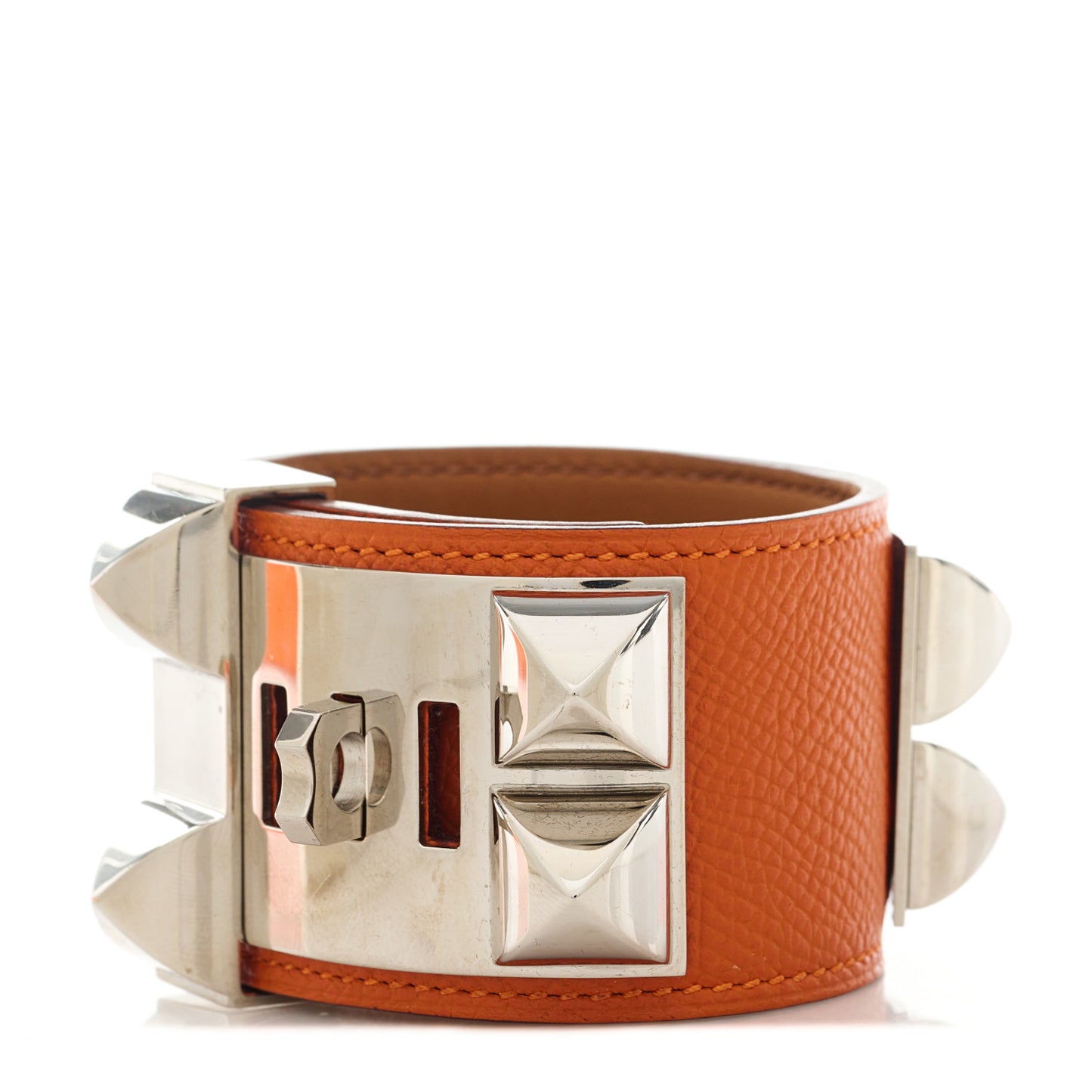 Epsom Collier De Chien CDC Bracelet S Orange