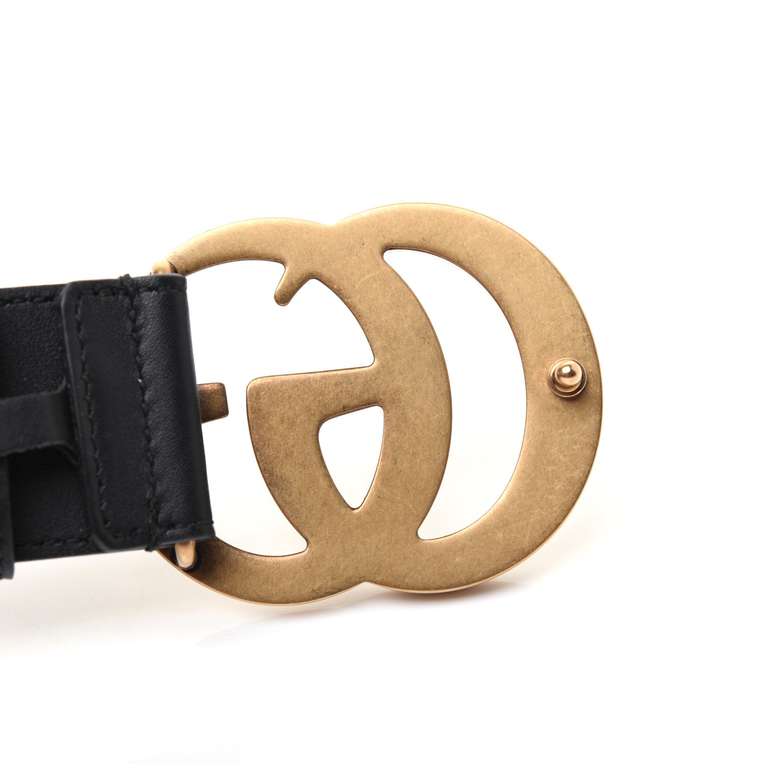 Gucci Calfskin Double G 40mm Belt 75 30 Black 9 of 10