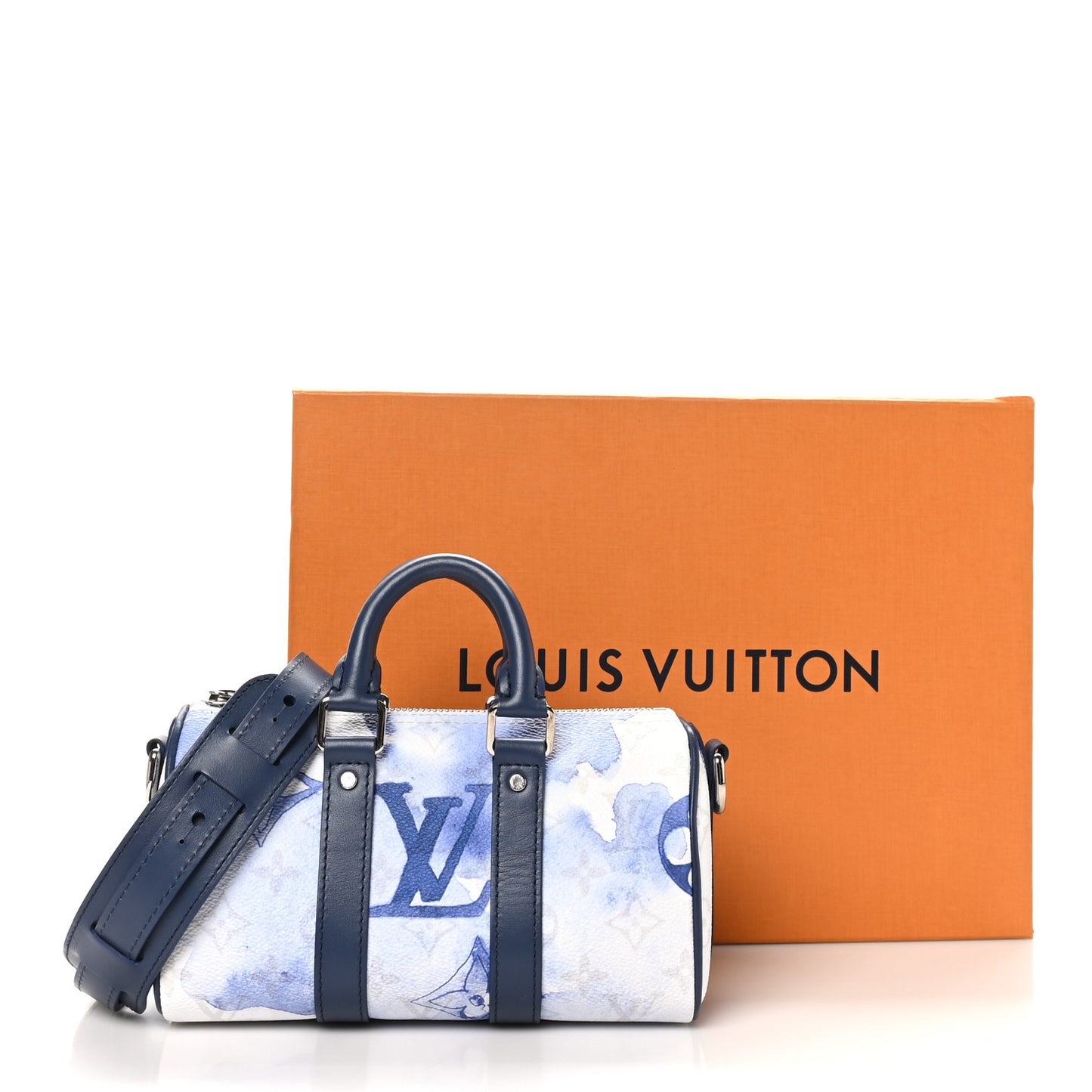 Monogram Watercolor Keepall XS Blue