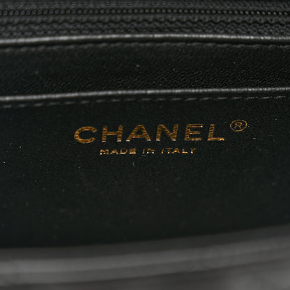Chanel Lambskin Quilted Mini Square Flap Black 6 of 10