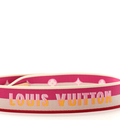 Louis Vuitton Jacquard Speedy Bandouliere 20 Shoulder Strap Fuchsia 3 of 4