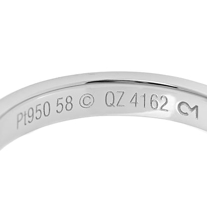 Cartier Platinum 3mm C De Cartier Wedding Band Ring 58 8.25 3 of 5