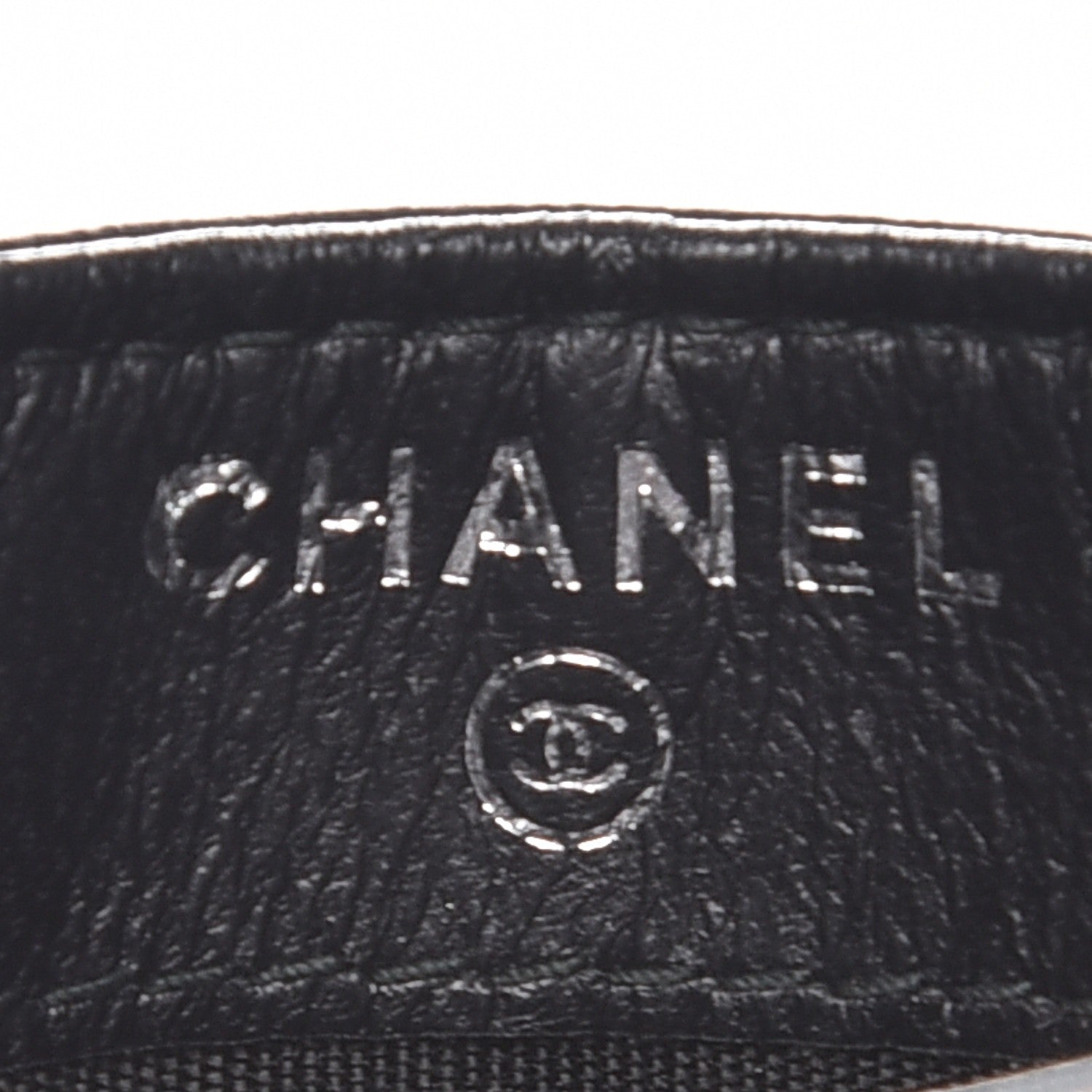 Chanel Lambskin Camellia Embossed Card Holder So Black 6 of 10