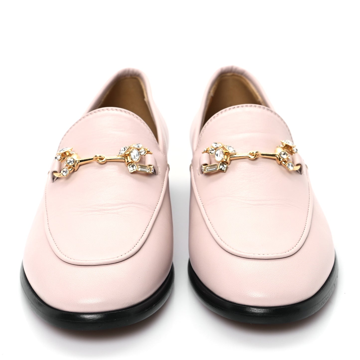 Malaga Kid Crystal Horsebit Womens Jordaan Loafers 37 Pink Hibiscus