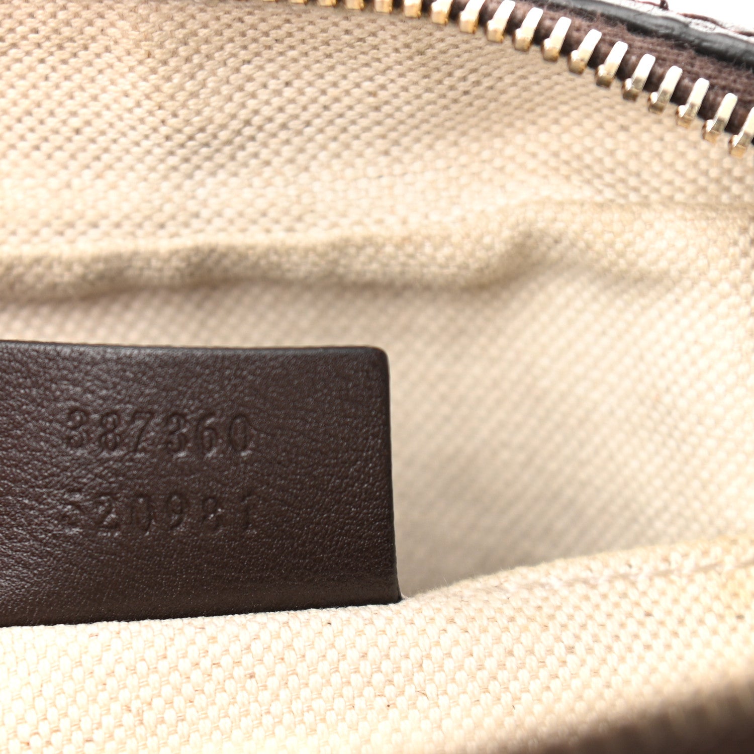 Gucci Guccissima Mini Bree Messenger Bag Chocolate 6 of 9