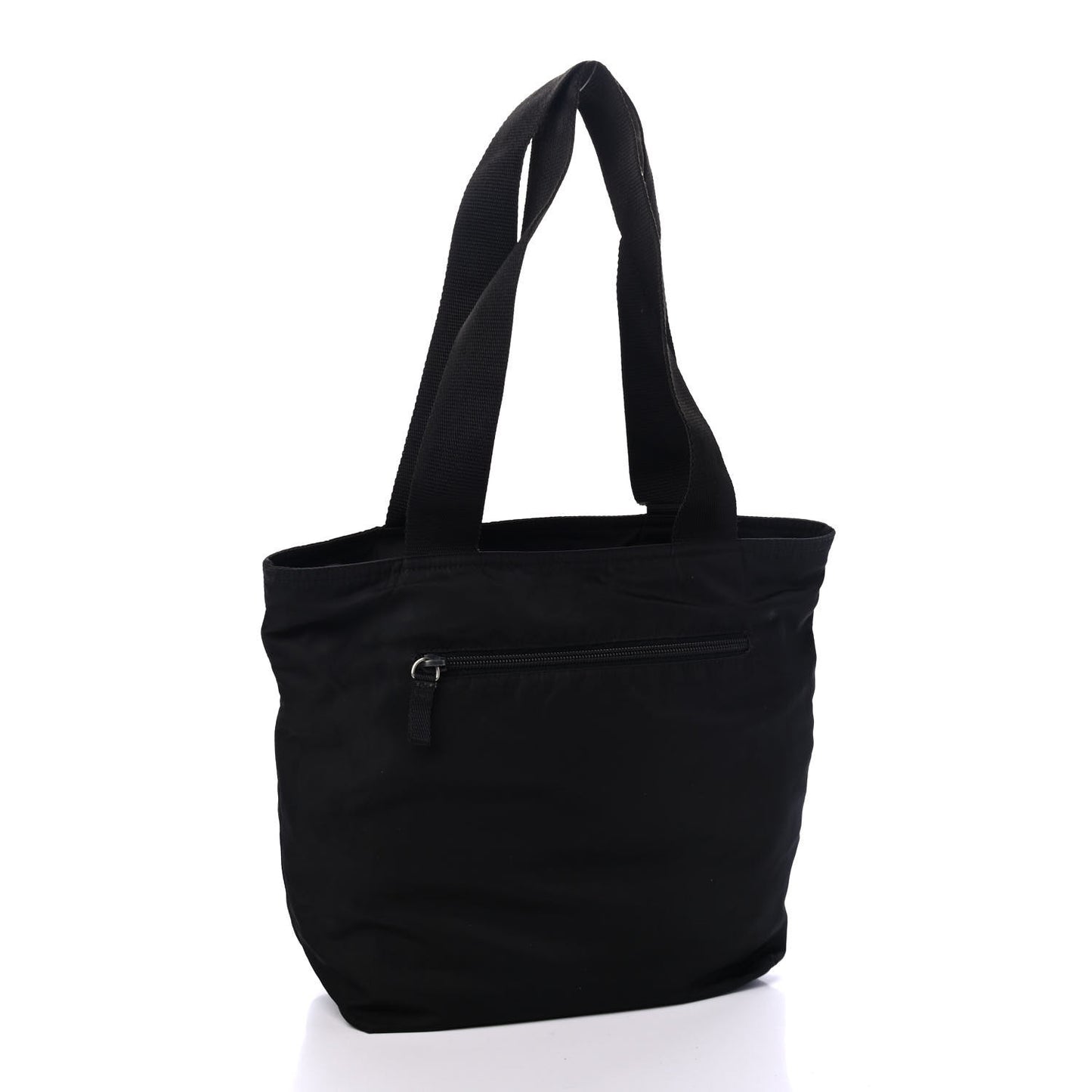 Nylon Vela Shopping Tote Black