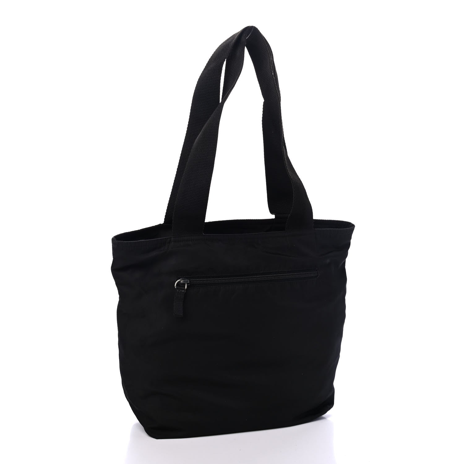 Prada Nylon Vela Shopping Tote Black 2 of 5