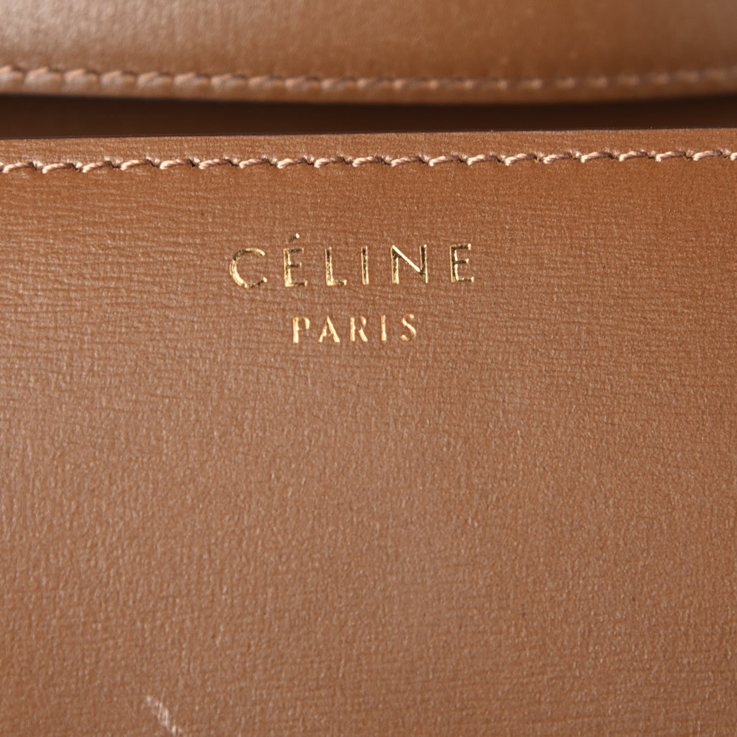 Celine Box Calfskin Medium Classic Box Flap Bag Camel 6 of 9