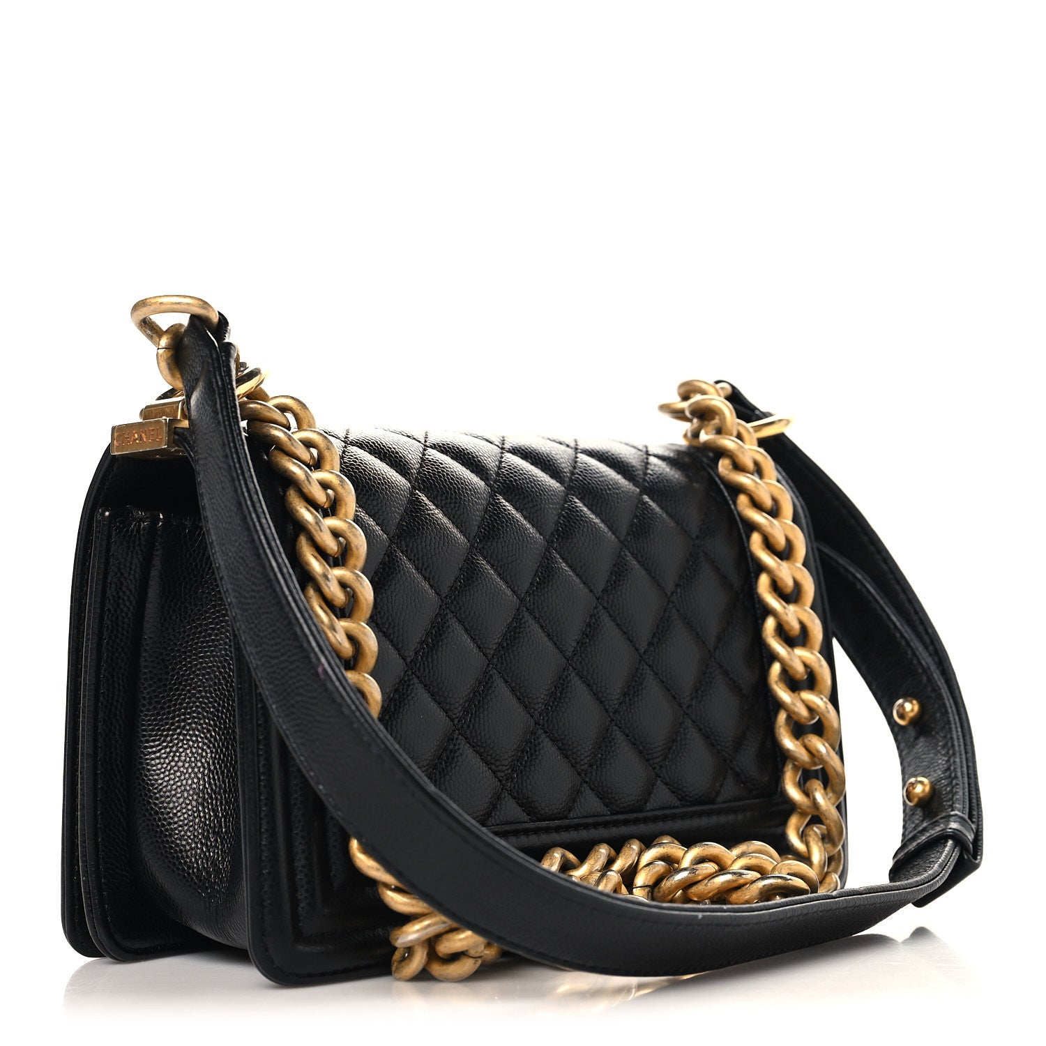Chanel Caviar Quilted Small Boy Flap Black 3 of 11