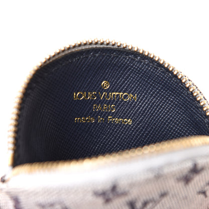 Louis Vuitton Mini Lin Croisette Round Coin Purse Blue 6 of 7