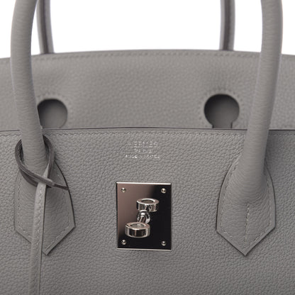 Hermes Togo Birkin 30 Gris Mouette 6 of 11