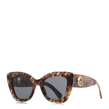 Fendi Acetate F is Fendi FF Cat Eye Sunglasses FF 0360/G/S Havana 1 of 6