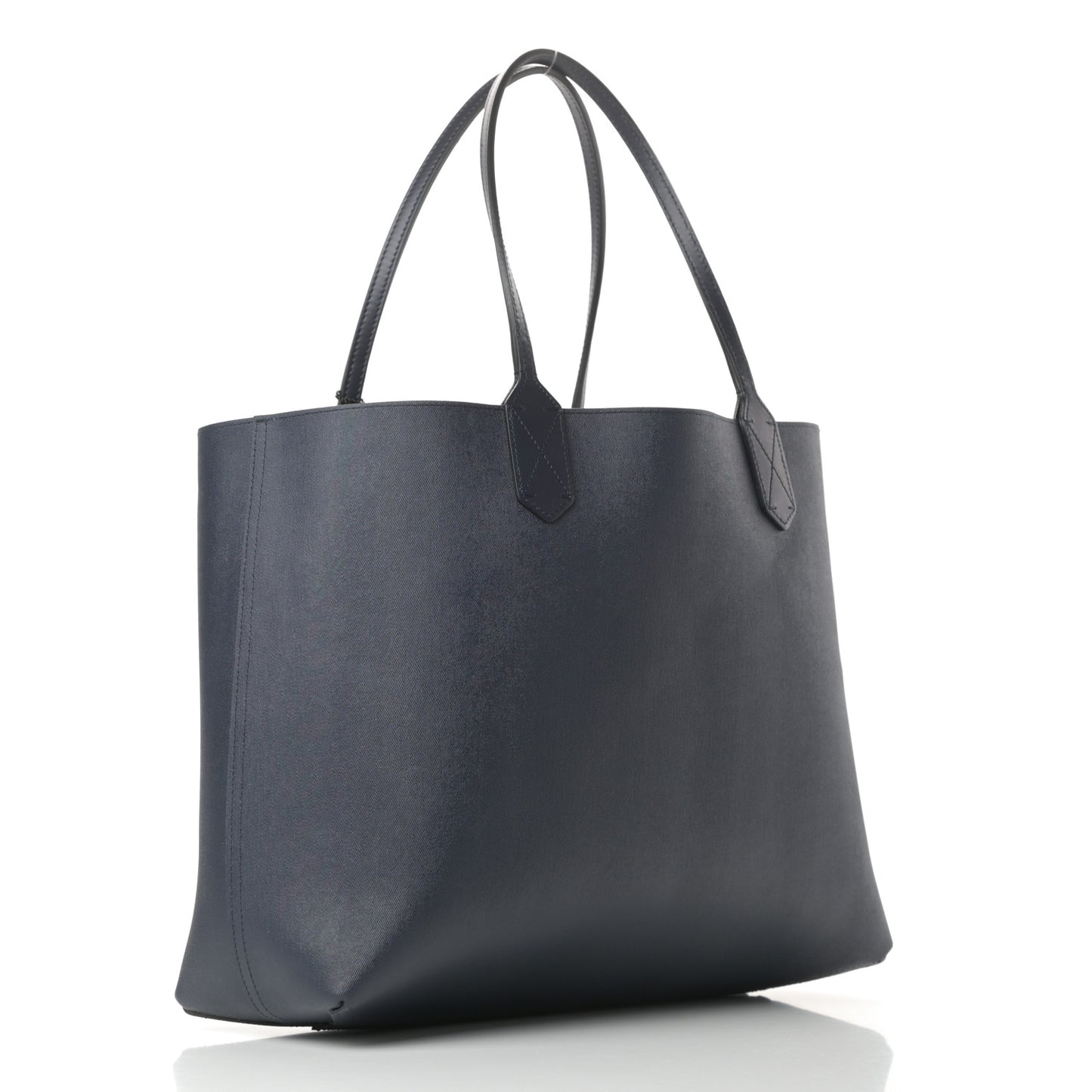 GG Supreme Monogram Blooms Medium Reversible Tote Beige Blue Navy