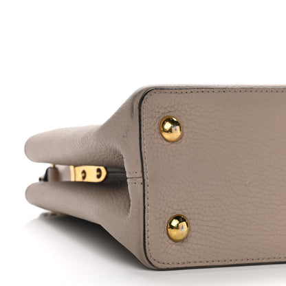 Louis Vuitton Taurillon Capucines PM Galet 8 of 12