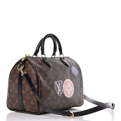Louis Vuitton Monogram My World Tour Speedy Bandouliere 30 Black 3 of 11
