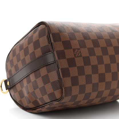 Louis Vuitton Damier Ebene Speedy Bandouliere 25 9 of 10
