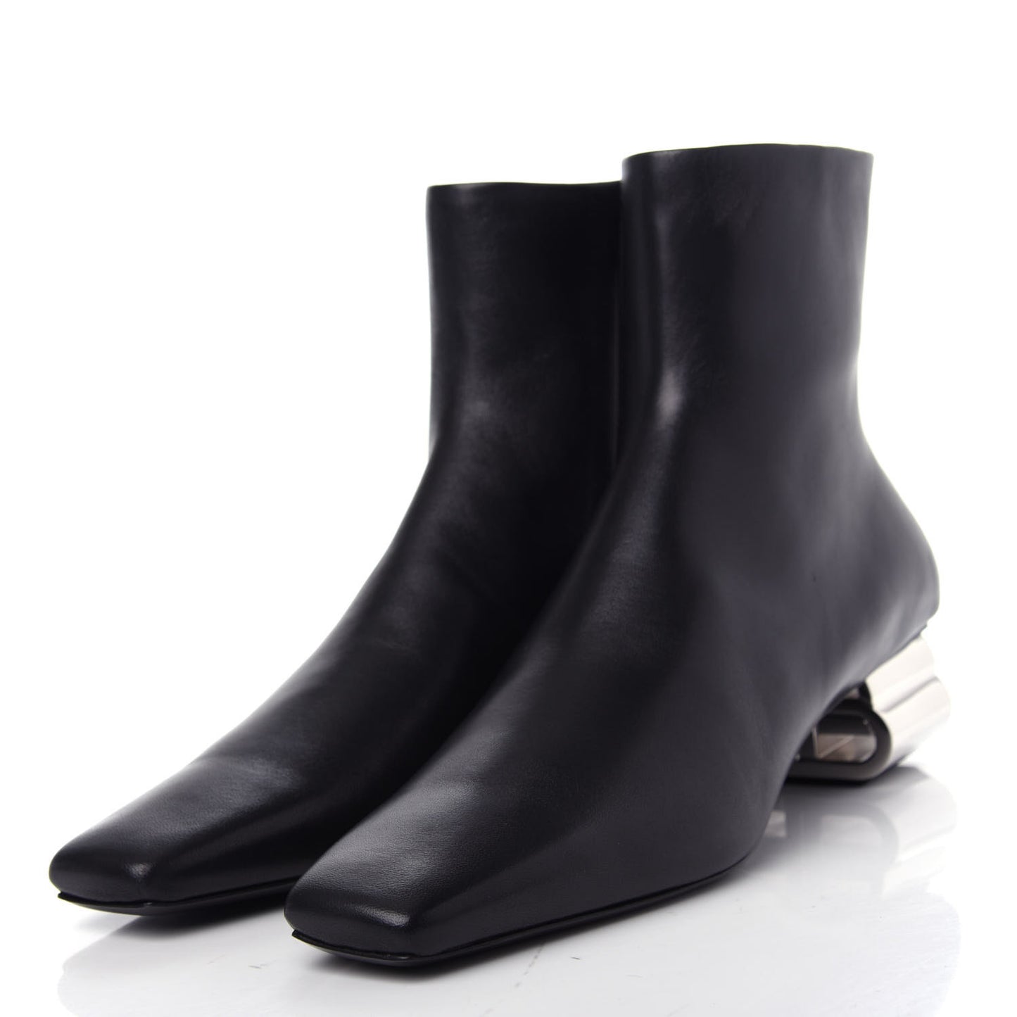 Sheepskin Typo Ankle Booties 40 Black