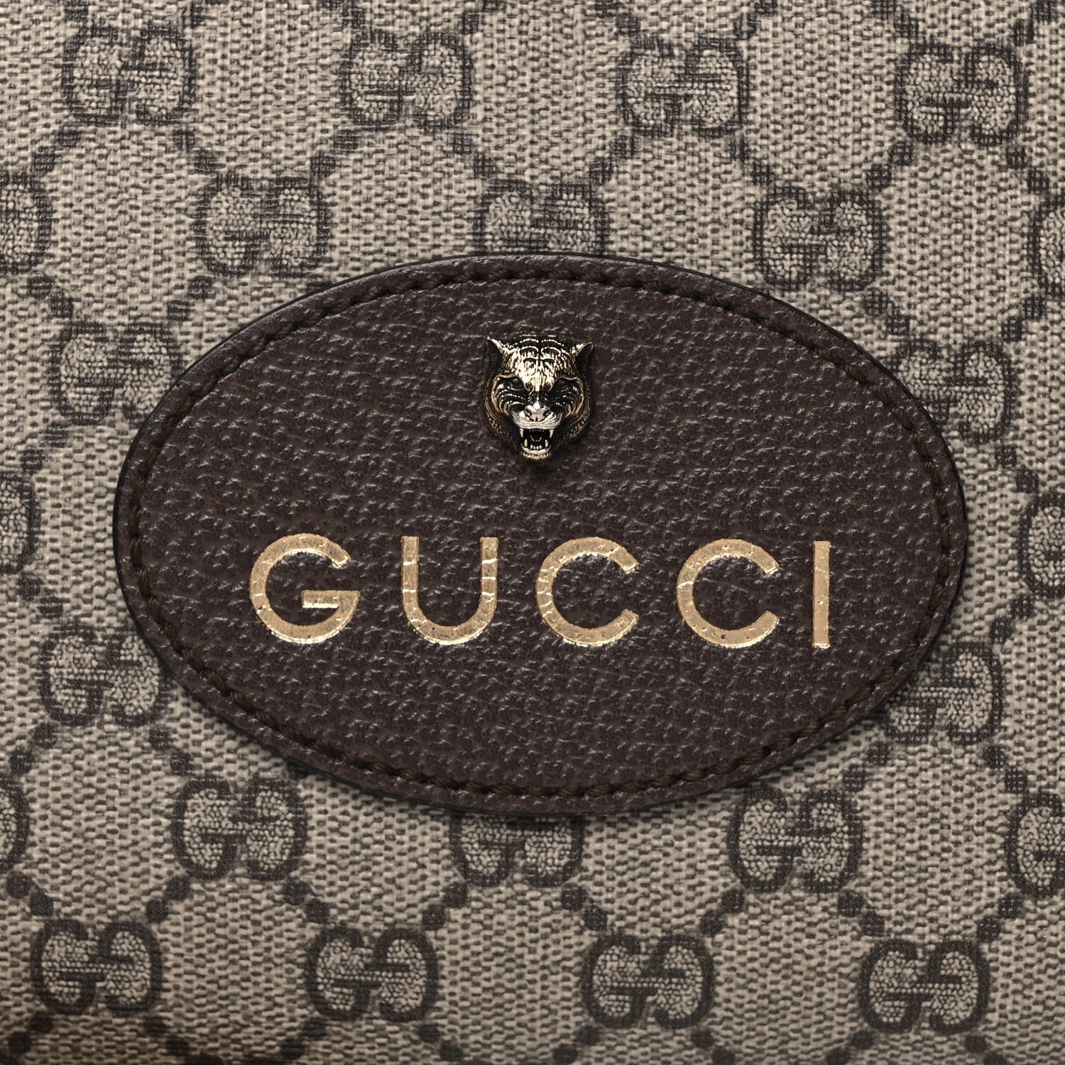Gucci GG Supreme Monogram Web Neo Vintage Shoulder Bag Beige New Acero Crop 9 of 17