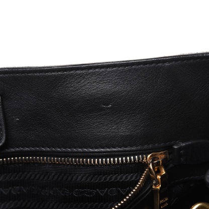 Prada Soft Calf Tote Black 15 of 25