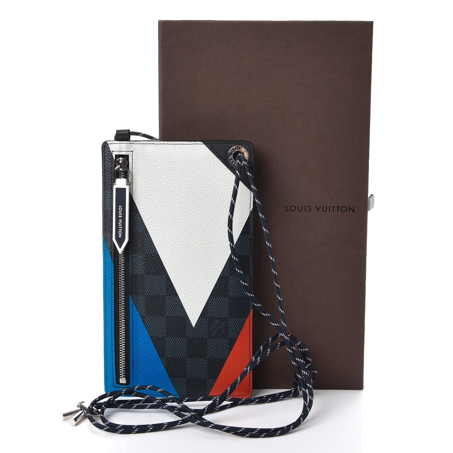 Damier Cobalt America's Cup Regatta Ribbon iPhone Pochette