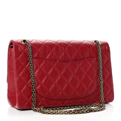 Chanel Aged Calfskin Quilted 2.55 Reissue 226 Flap Red 2 of 4