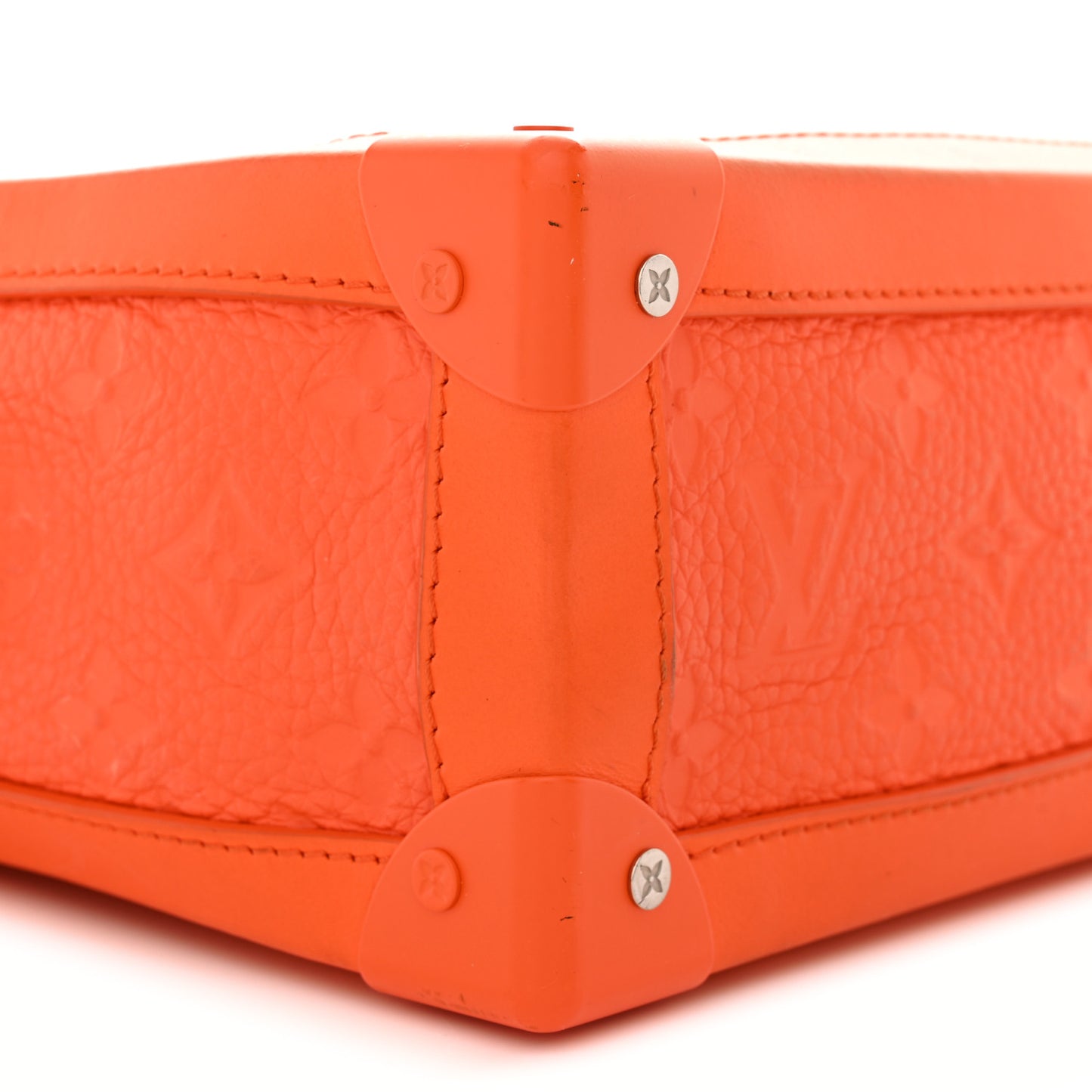 Taurillon Monogram Solar Ray Soft Trunk Orange