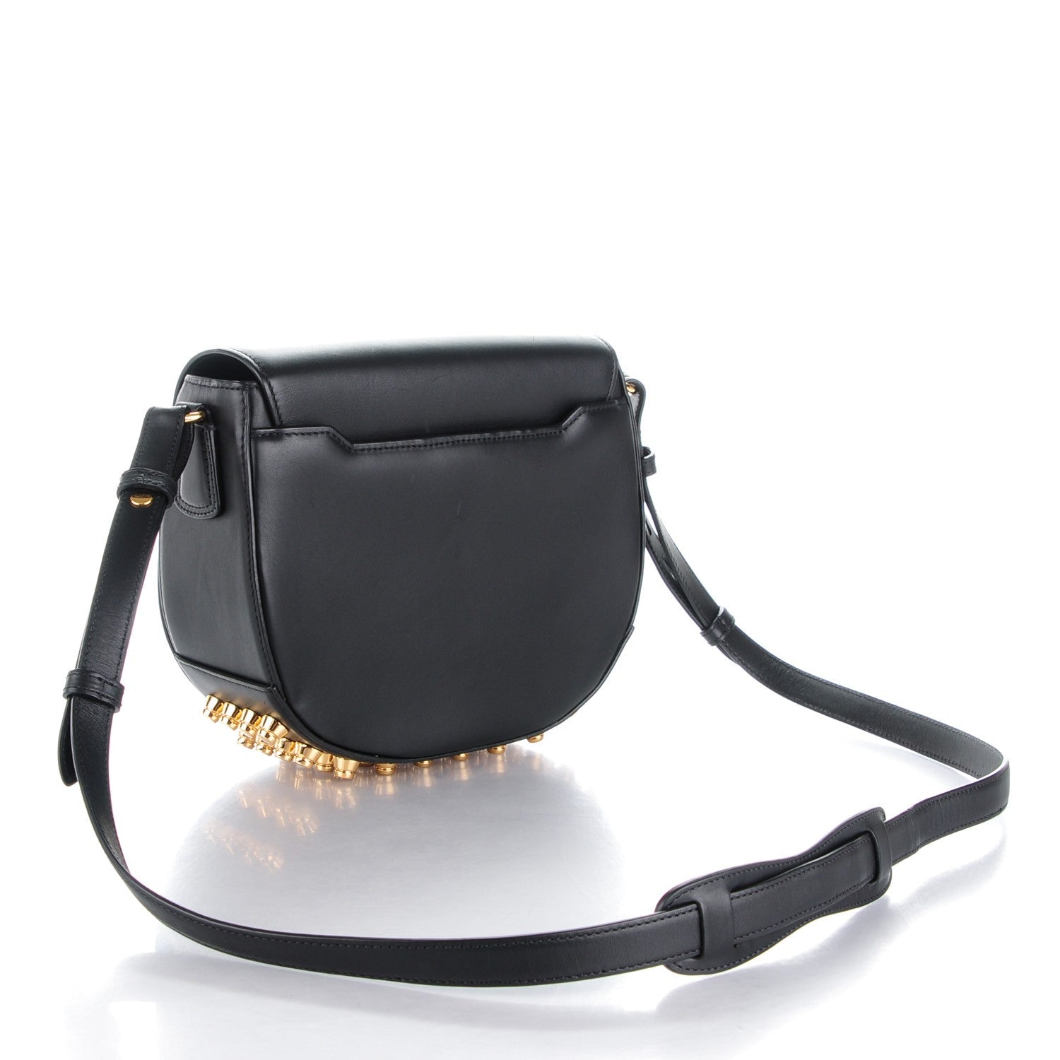 Alexander Wang Calfskin Small Lia Sling Black Pale Gold Hardware 3 of 7