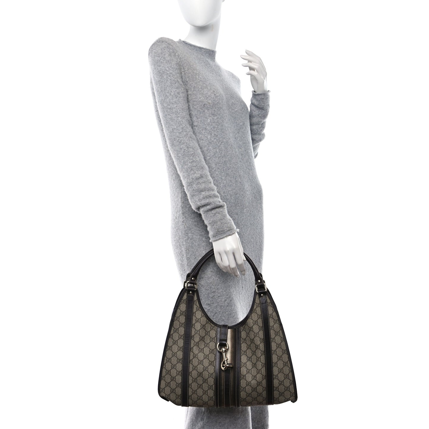 Monogram Medium Joy Shoulder Bag Dark Brown