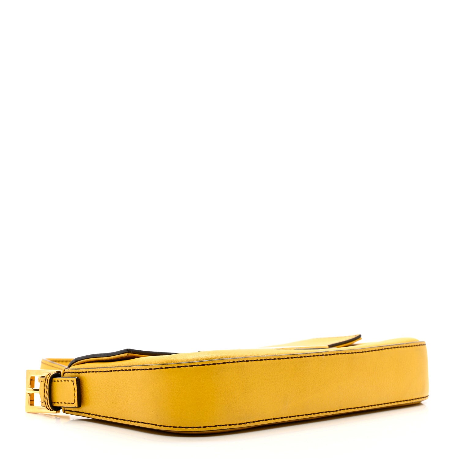 Fendi Vitello Flamingo Enamel Baguette 3 of 9
