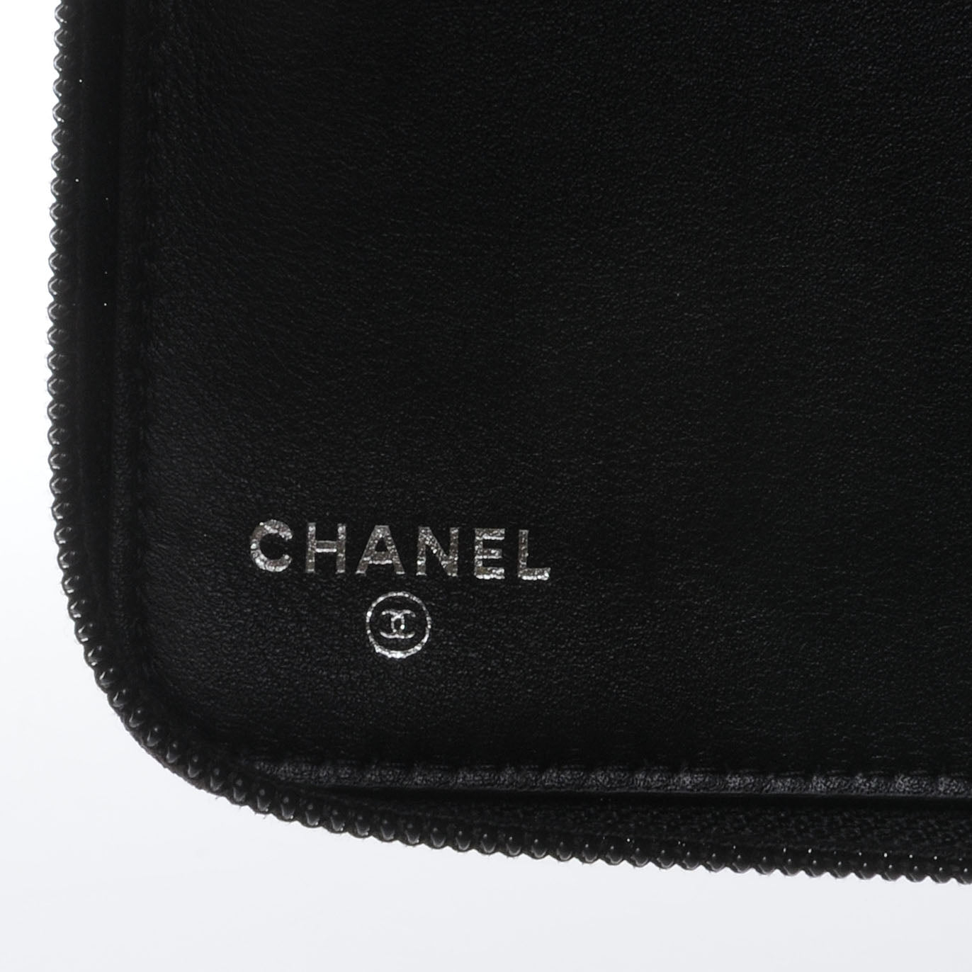 Chanel Caviar CC Zip Around Wallet Black 7 of 9