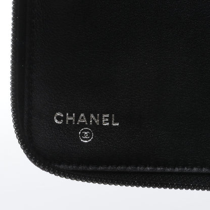 Chanel Caviar CC Zip Around Wallet Black 7 of 9