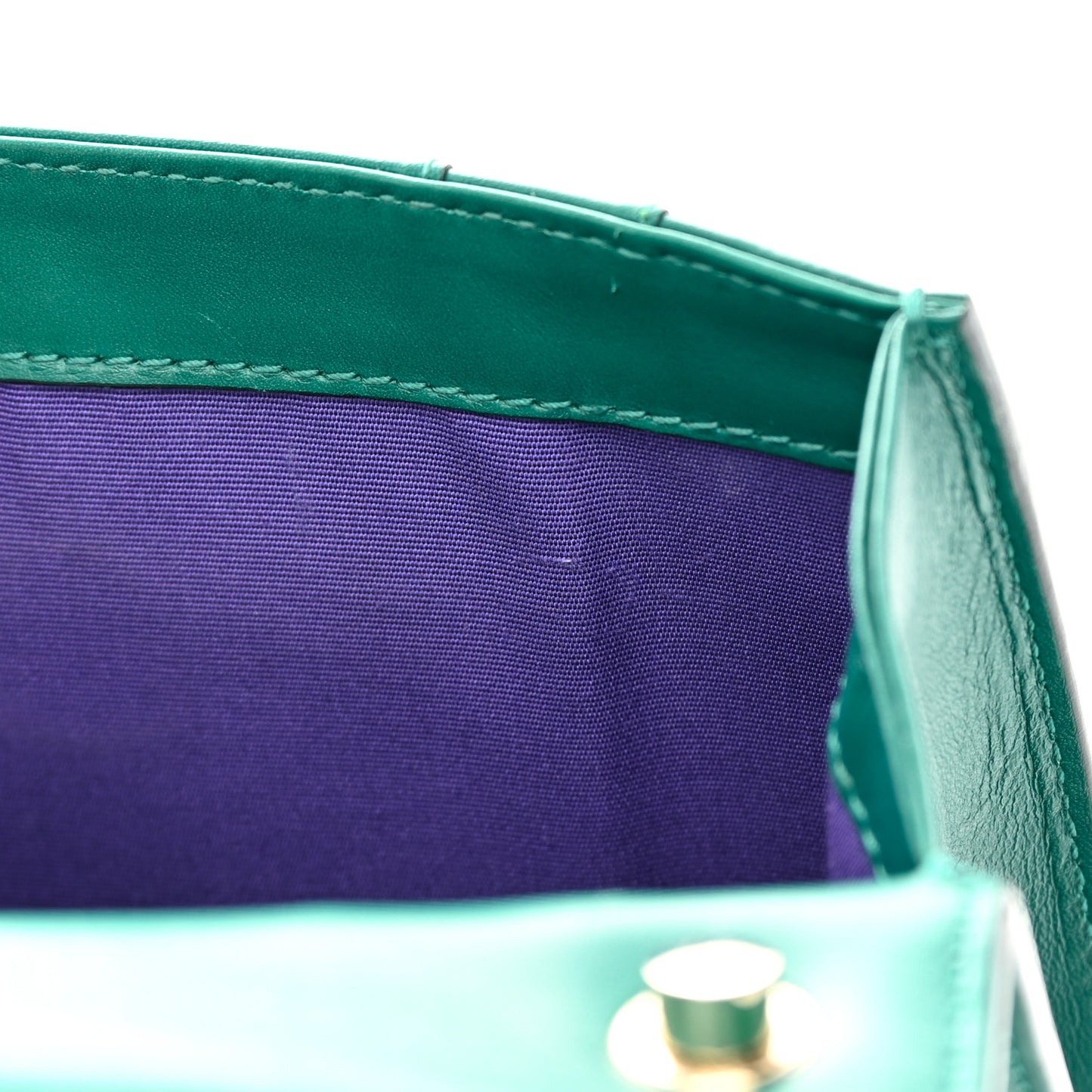 Calfskin Small Serpenti Forever Snake Strap Crossbody Bag Emerald Green