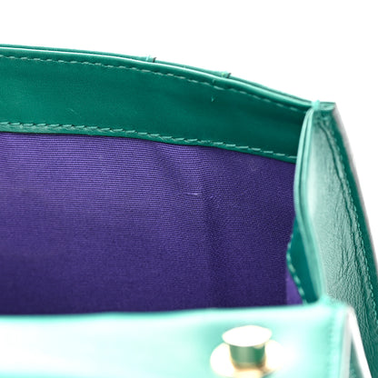 Bulgari Calfskin Small Serpenti Forever Snake Strap Crossbody Bag Emerald Green 11 of 17