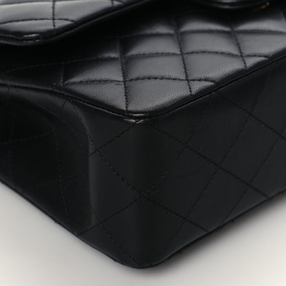 Chanel Lambskin Quilted Small Double Flap Black 9 of 11